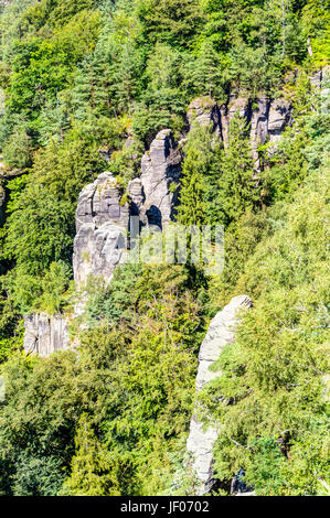 Saxon Switzerland National Park Stock Photo