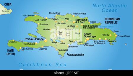 overview, haiti, map, atlas, map of the world, hispaniola ...