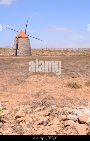 Classic Vintage Windmill Building Stock Photo