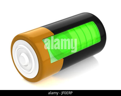 A battery model Stock Photo