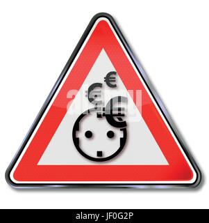 face, euro, energy, power, electricity, electric power, cost, outlet, socket, Stock Vector