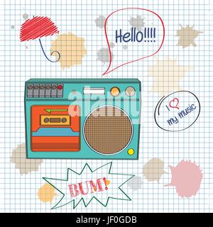station, music, sound, art, game, tournament, play, playing, plays, played, Stock Vector