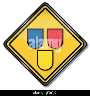 zunftzeichen painter Stock Vector