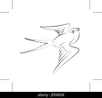 wing small Stock Vector