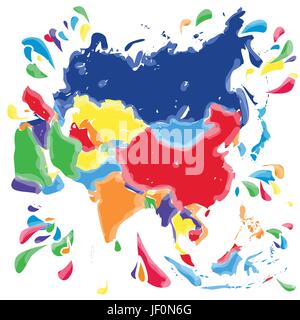 green, coloured, colourful, gorgeous, multifarious, richly coloured, tinted, Stock Vector
