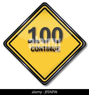 computer plate 100 continued with the request Stock Vector