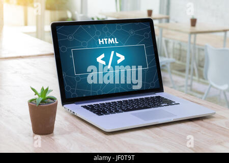 PHP HTML DEVELOPER Web Code design  Programmer working in a software in Development Programming Coding Cyberspace Stock Photo