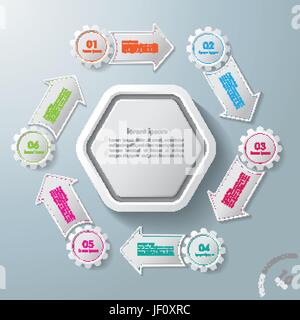 brochure, object, space, wheel, modern, modernity, industry, industrial, Stock Vector