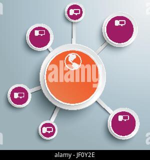 networks spy Stock Vector