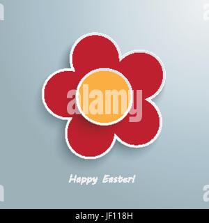 spring hare Stock Vector