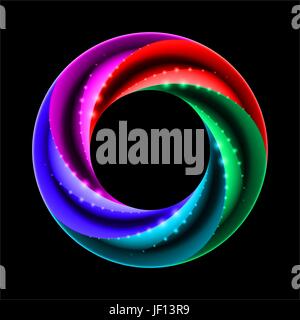 motion, postponement, moving, movement, ring, art, colour, graphic, modern, Stock Vector