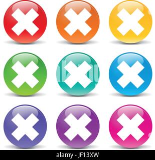 web buttons Stock Vector