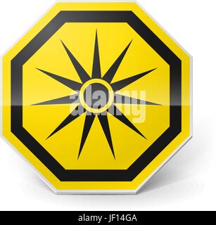 sign, signal, info, danger, isolated, colour, risk, industry, beam, black, Stock Vector