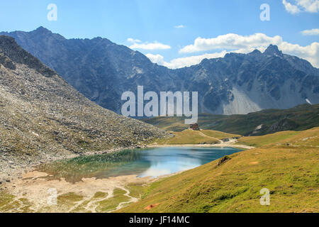 Mountain retreat in the High Taurus Mountain (Austria) Stock Photo