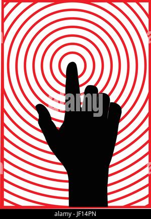finger, isolated, graphic, black, swarthy, jetblack, deep black, pointer, Stock Vector