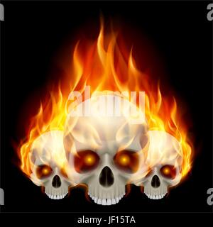 danger, death, die, black, swarthy, jetblack, deep black, hot, fantasy, fear, Stock Vector