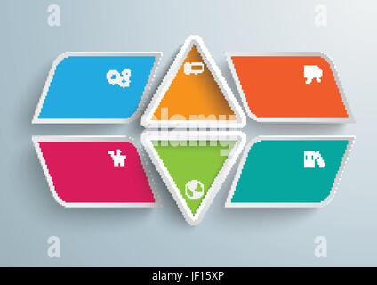 wheel four Stock Vector