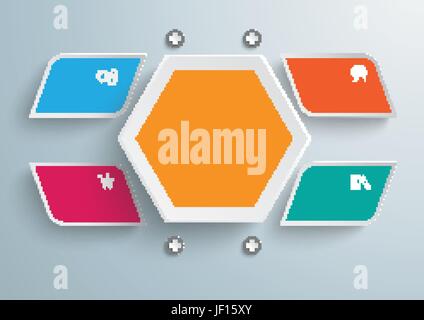 chart wheel Stock Vector