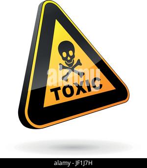 poisonous danger Stock Vector