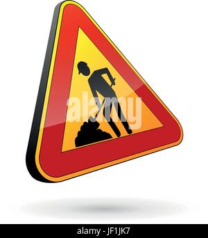 construction sign Stock Vector