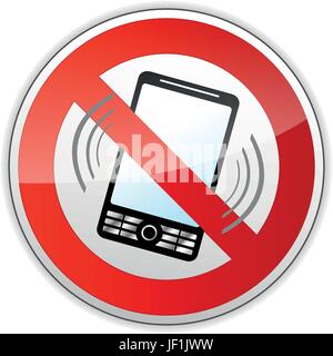 not telephone Stock Vector