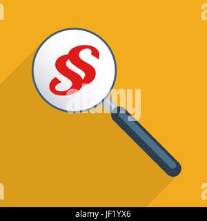 order, law, lens, right, justice, claim, legal, copyright, rules, study, Stock Vector