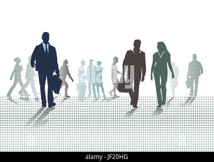 woman, humans, human beings, people, folk, persons, human, human being, walk, Stock Vector
