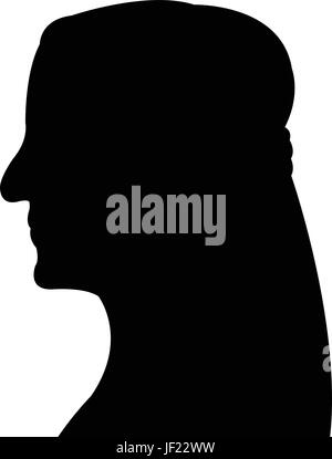 woman, profile, humans, human beings, people, folk, persons, human, human Stock Vector