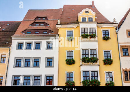 Freiberg old town Stock Photo