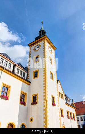 Town hall of Freiberg Stock Photo