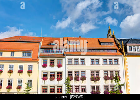 Freiberg old town Stock Photo