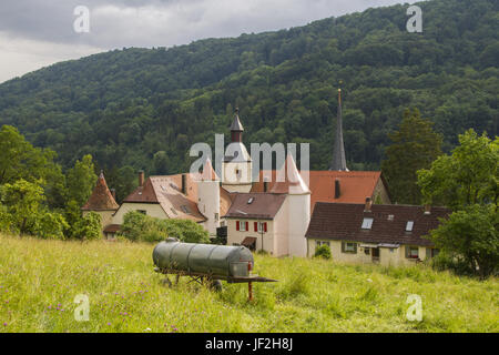 Braunsbach Castle, Baden-Wuerttemberg, Germany Stock Photo