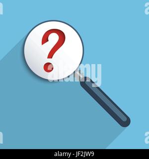 research, query, asked, ask, question, demand, decision, question mark, Stock Vector