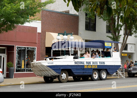 Hot Springs National Park Duck Tours in Arkansas, USA. Stock Photo