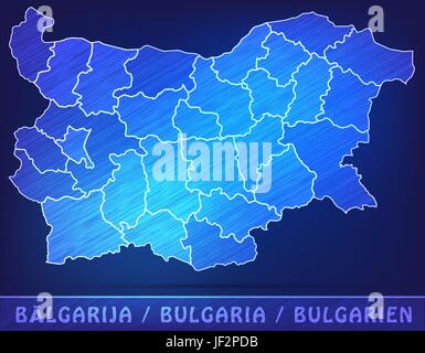 card, bulgaria, atlas, map of the world, map, model, design, project, concept, Stock Vector