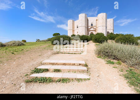 The famous Castel Del Monte in Apulia region, Italy; Stock Photo