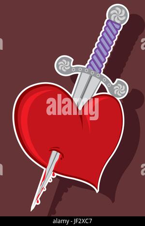 hurt blood Stock Vector