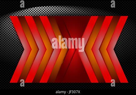 black, swarthy, jetblack, deep black, dots, metallic, arrow, red, grating, Stock Vector