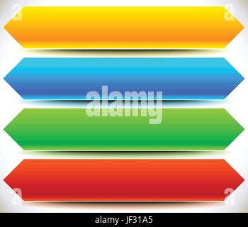 Button, banner shapes, backgrounds. Abstract tags, labels. Colorful ...