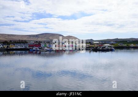 Portmagee, County Kerry, Ireland on the Ring of Kerry route and the Wild Atlantic Way Stock Photo