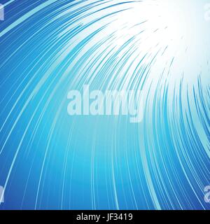 Vivid colorful background with spiral motif. Abstract spiral, concentric radial lines fading into background Stock Vector