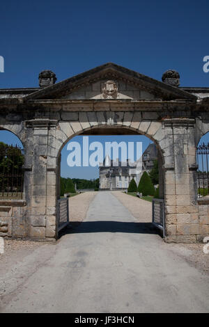 Château de la Roche Courbon France Stock Photo