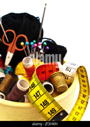 Different Knitting Items Stock Photo