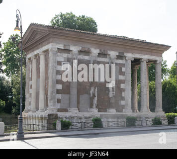 Italy. Rome. Temple of Portunus. Dedicated to the god Portunus. Ionic ...