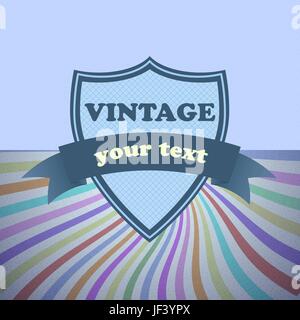 vintage, ray, illustration, retro, label, vector, backdrop, background, model, Stock Vector