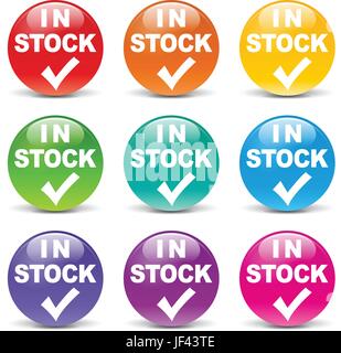 glossy commodity Stock Vector