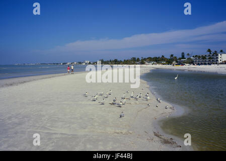 Fort Myers beach, Lee County, Florida, USA Stock Photo
