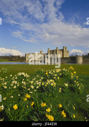 Springtime at Leeds Castle. Kent. England. UK Stock Photo