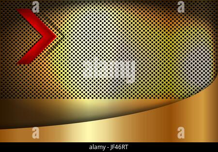 dots, gradient, metallic, curve, arrow, gold, grating, grate, grid, grille, Stock Vector