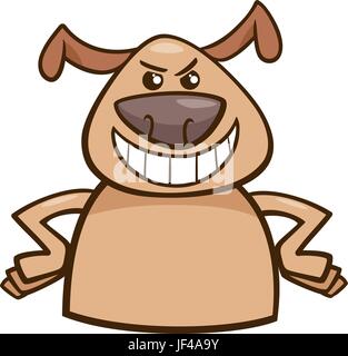 malicious comic Stock Vector